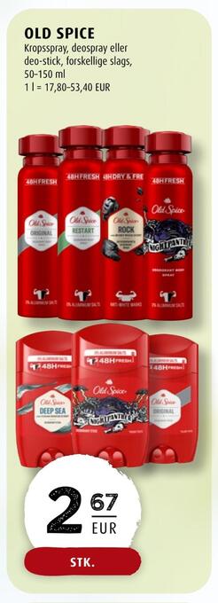 Scandinavian Park Old spice tilbud