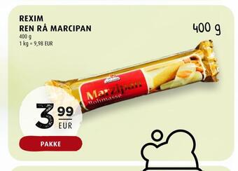 Scandinavian Park Rexim ren rå marcipan tilbud