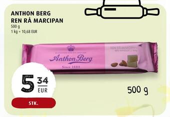 Scandinavian Park Anthon berg ren rå marcipan tilbud