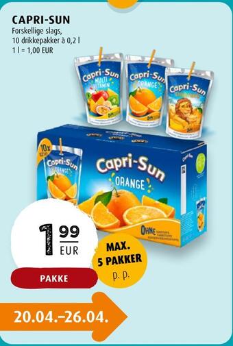Scandinavian Park Capri-sun tilbud