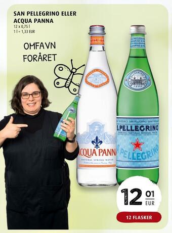 Scandinavian Park San pellegrino eller acqua panna tilbud
