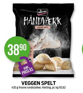 Kiwi Veggen spelt tilbud