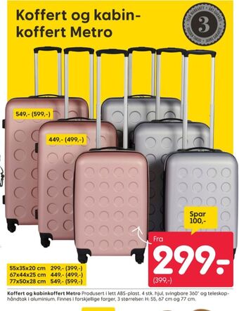 Rusta Ukjent koffert tilbud