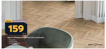 Megaflis Egger pro rillington mørk eik 8mm clic-it laminatgulv tilbud