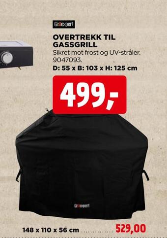 jem & fix Overtrekk til gassgrill tilbud