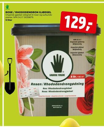 jem & fix Rose / rhododendron gjødsel tilbud