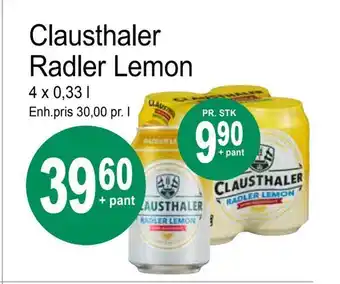Joker Clausthaler radler lemon tilbud