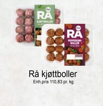 Joker Rå kjøttboller tilbud