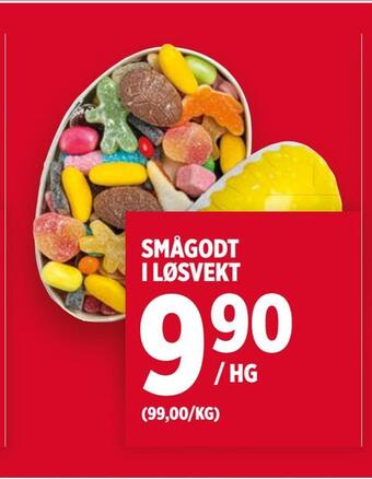 Meny Smågodt i løsvekt tilbud