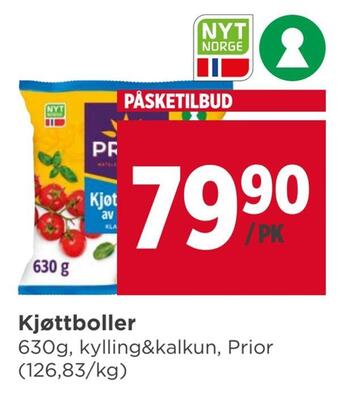 Meny Kjøttboller tilbud