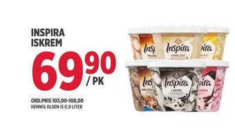 Jacobs Inspira iskrem tilbud