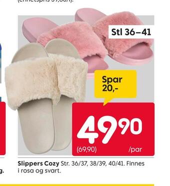 Rusta Slippers cozy tilbud