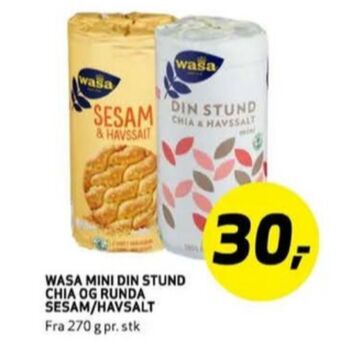 Bunnpris Wasa knekkebrød tilbud