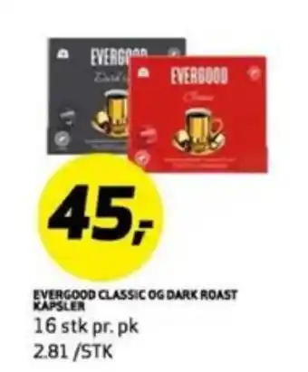 Bunnpris Classic kaffekapsler tilbud