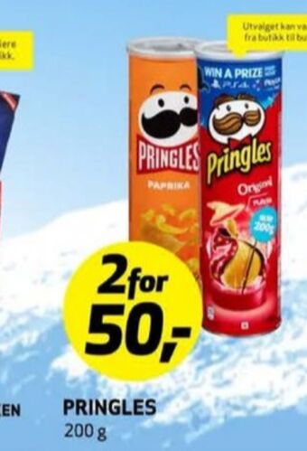 Bunnpris Pringles chips tilbud