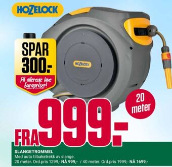 Hozelock slangetrommel