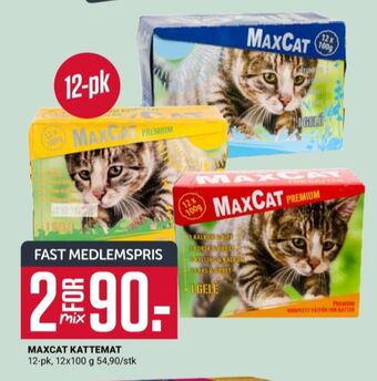 Europris Maxcat kattemat tilbud