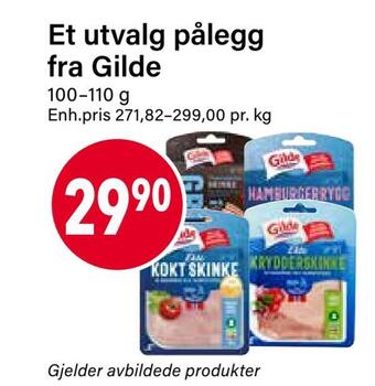 Nærbutikken Et utvalg pålegg tilbud