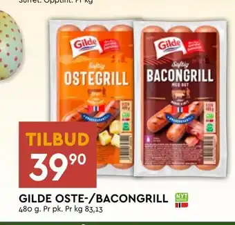 Coop Mega Gilde oste-/bacongrill tilbud