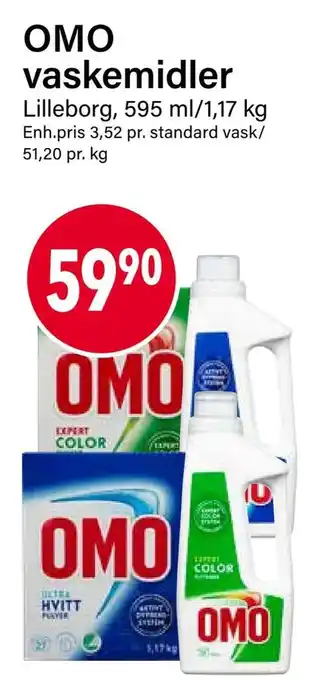 Nærbutikken Omo vaskemidler tilbud