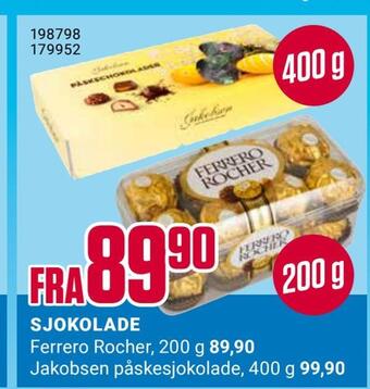 Europris Sjokolade tilbud