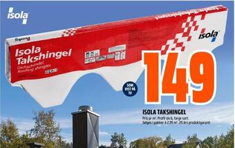 Obs Bygg Isola takshingel tilbud