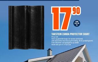 Obs Bygg Takstein zanda protector svart tilbud