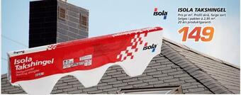 Coop Byggmix Isola takshingel tilbud