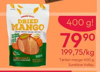 Gigaboks Tørket mango tilbud