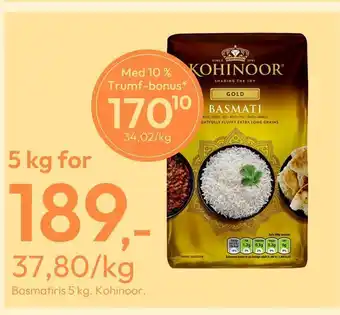 Gigaboks Basmatiris 5 kg. kohinoor tilbud