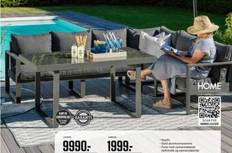 Europris Bel-air hjørnesofa, antrasitt tilbud