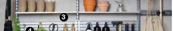 Bauhaus Vendbar hylle av metall tilbud