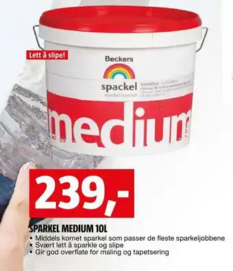 Bauhaus Sparkel medium 10l tilbud