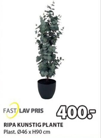 JYSK Ripa Kunstig Plante tilbud