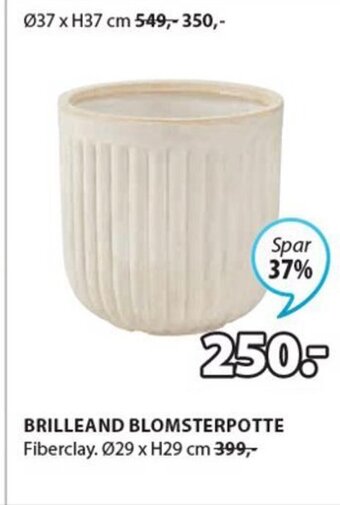 JYSK Brilleand Blomsterpotte tilbud