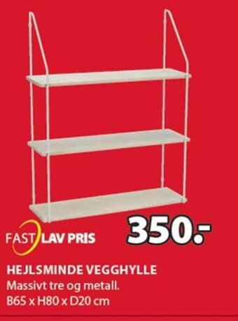 JYSK Hejlsminde Vegghylle tilbud