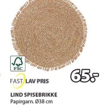 JYSK Lind Spisebrikke tilbud