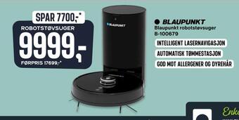 Skousen Blaupunkt robotstøvsuger b-100679 tilbud