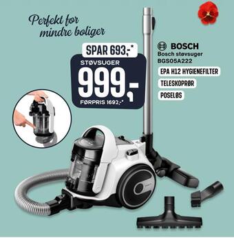 Skousen Bosch støvsuger bgs05a222 tilbud