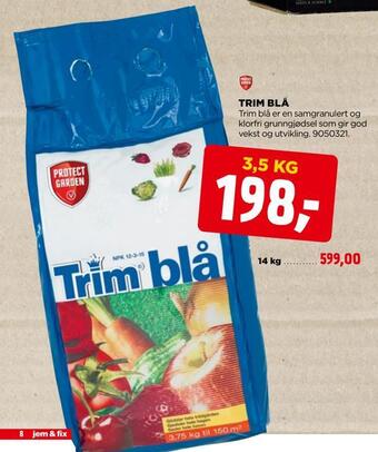 jem & fix Trim blå tilbud