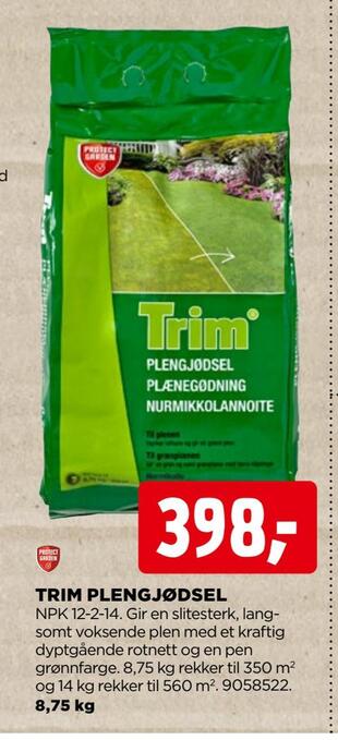 jem & fix Trim plengjødsel tilbud