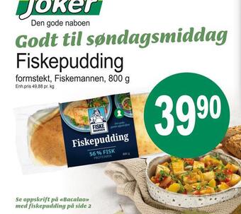 Joker Fiskepudding tilbud