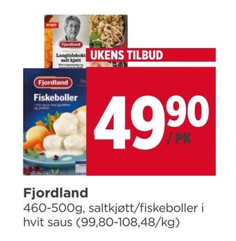 Meny Fjordland tilbud