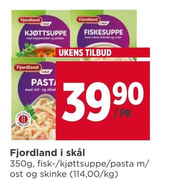 Meny Fjordland i skål tilbud