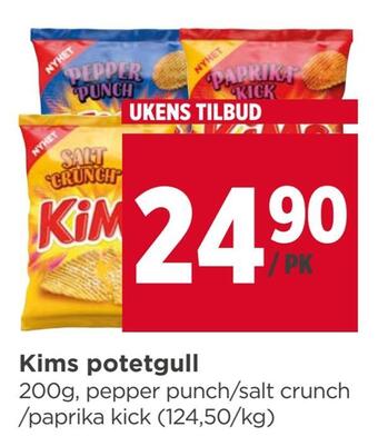 Meny Kims potetgull tilbud