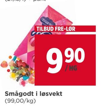 Meny Smågodt i løsvekt tilbud