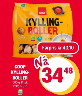 Coop Extra Coop Kylling-Boller tilbud