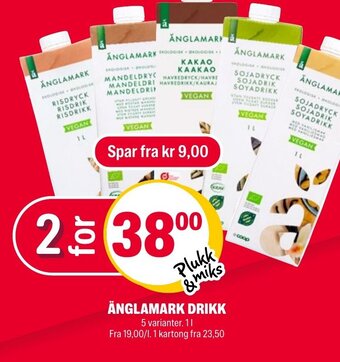 Coop Extra Änglamark Drikk tilbud