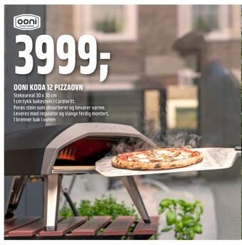 Coop Obs Ooni koda 12 pizzaovn tilbud