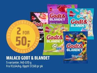 Coop Obs Malaco godt & blandet tilbud